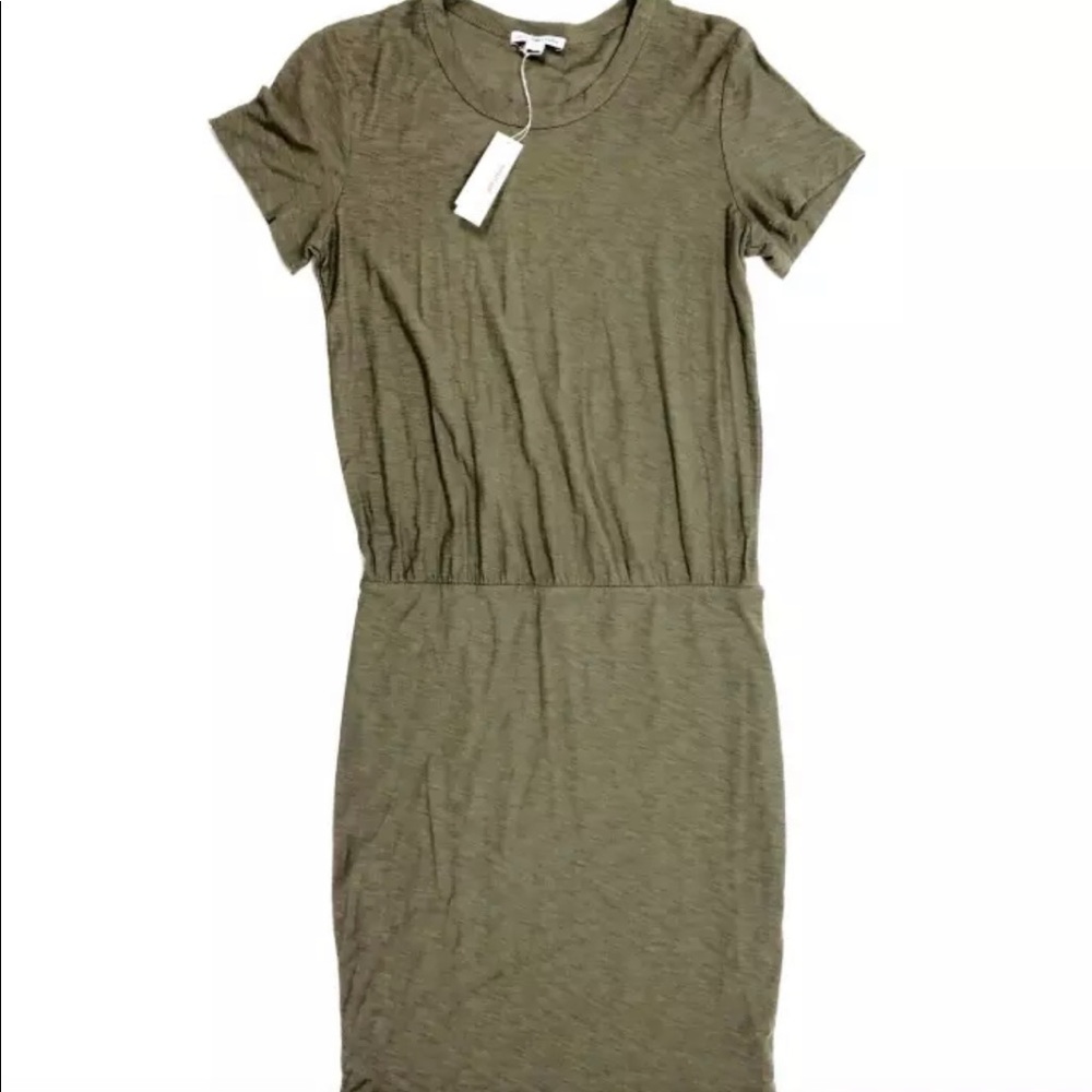 James Perse jersey t-shirt dress, army green!